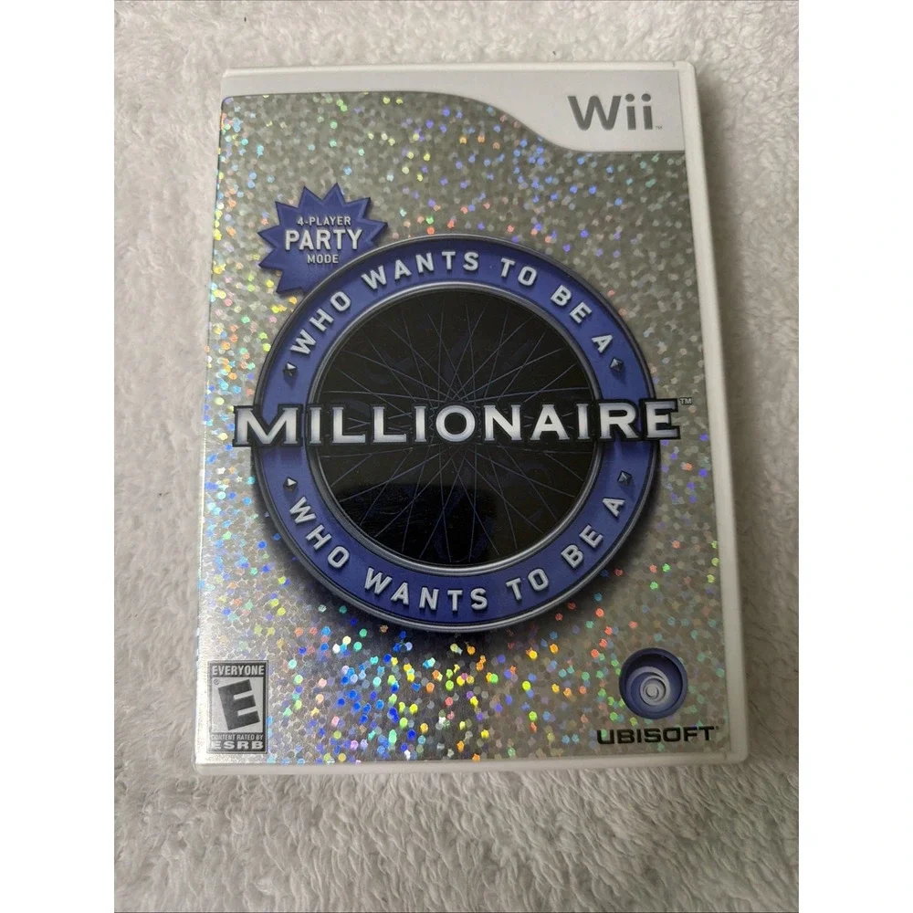 Who Wants to Be a Millionaire for Nintendo Wii Video Game Complete CIB Regis
